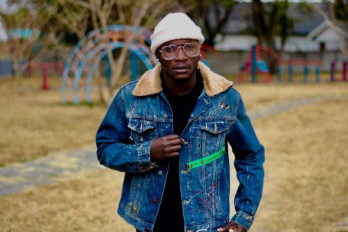RS17 Borg Collar Artistic Denim Jacket - Image 3