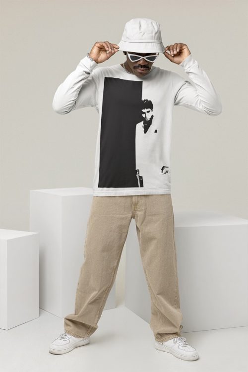 AL Pacino Long sleeve crewneck t-Shirt 2