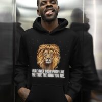 Lion Print Hoodie