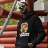 Lion Print Hoodie