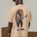 RJG Rockstar oversized T-shirt back 1