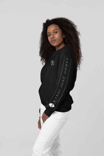 RJG Scripture Crewneck Sweatshirt SideView (black)