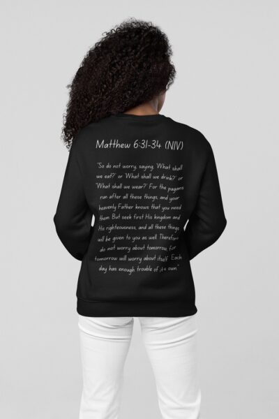 RJG Scripture Crewneck Sweatshirt (backview)