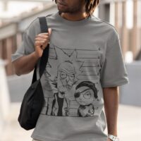 Ricky and Morty Oversize Round neck t-shirt