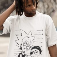 Ricky and Morty Oversize Round neck t-shirt