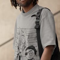 Ricky and Morty Oversize Round neck t-shirt