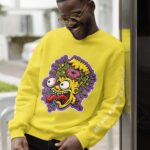 Simpson Crew neck sweatshirt (yellow)