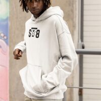 Sk8 life hoody with gorilla skating backprint