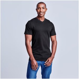 Black T Shirt Super Club 165 V-Neck