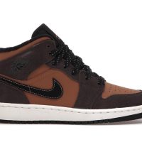 Nike Air Jordan 1 Mid SE “Dark Chocolate” Sneakers