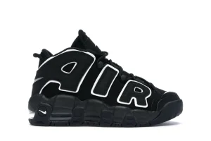 Nike Air More Uptempo Black & White Sneakers