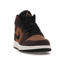 Nike Air Jordan 1 Mid SE “Dark Chocolate” Sneakers