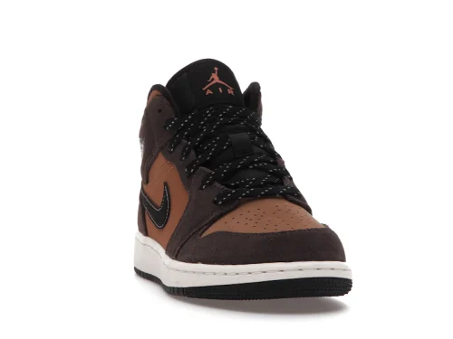 Nike Air Jordan 1 Mid SE "Dark Chocolate" Sneakers