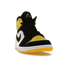 Air Jordan 1 Mid “Yellow Toe Black” Sneakers