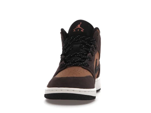 Nike Air Jordan 1 Mid SE "Dark Chocolate" Sneakers