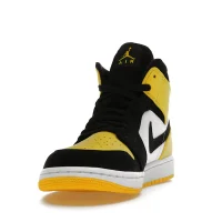 Air Jordan 1 Mid “Yellow Toe Black” Sneakers