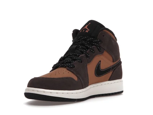 Nike Air Jordan 1 Mid SE "Dark Chocolate" Sneakers