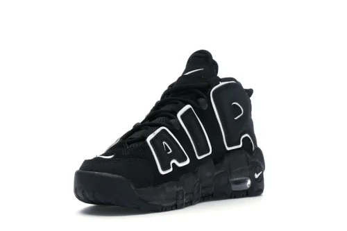 Nike Air More Uptempo Black & White Sneakers