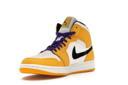 Air Jordan 1 Mid SE "Lakers" Sneakers - Image 4