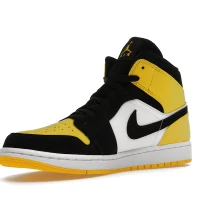 Air Jordan 1 Mid “Yellow Toe Black” Sneakers