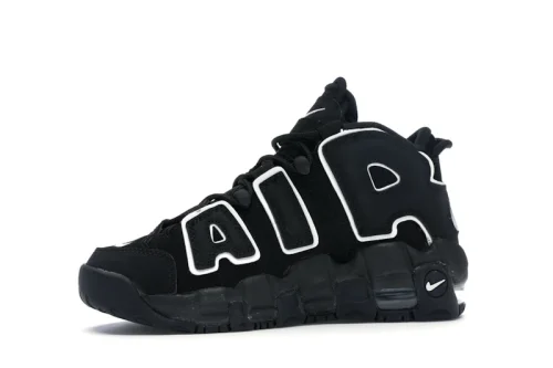 Nike Air More Uptempo Black & White Sneakers