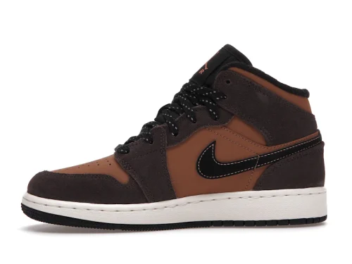 Nike Air Jordan 1 Mid SE "Dark Chocolate" Sneakers