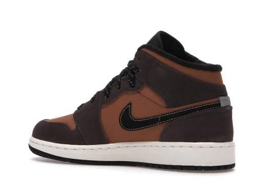 Nike Air Jordan 1 Mid SE "Dark Chocolate" Sneakers