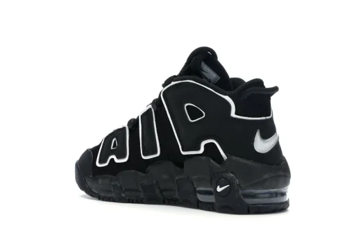 Nike Air More Uptempo Black & White Sneakers