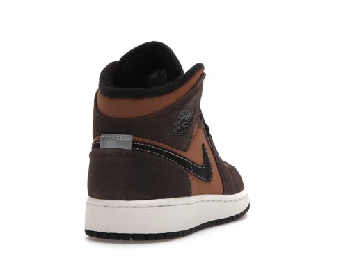 Nike Air Jordan 1 Mid SE "Dark Chocolate" Sneakers