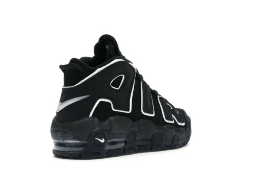 Nike Air More Uptempo Black & White Sneakers
