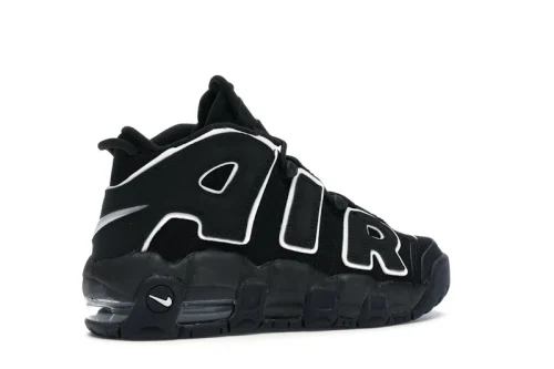 Nike Air More Uptempo Black & White Sneakers