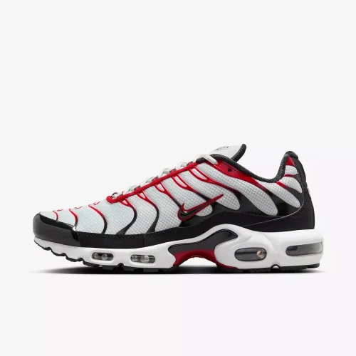 Nike Air Max Plus Pure Platinum/University Red Shoes