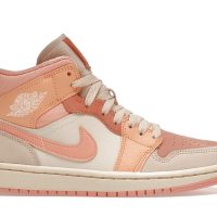 Jordan 1 Mid Apricot Orange