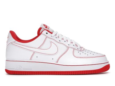 Nike Air Force 1 Low '07 White University Red - Image 2