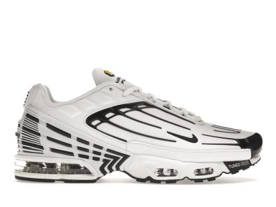 Nike Air Max Plus 3 Leather White Black - Image 2