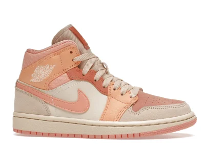 Jordan 1 Mid Apricot Orange - Image 3