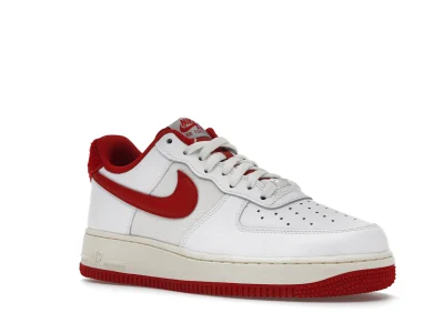 Nike Air Force 1 Low '07 White Gym Red - Image 3