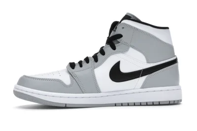 Jordan 1 Mid Light Smoke Grey