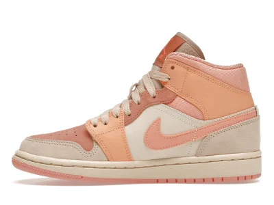 Jordan 1 Mid Apricot Orange