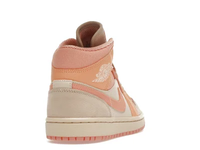 Jordan 1 Mid Apricot Orange - Image 8