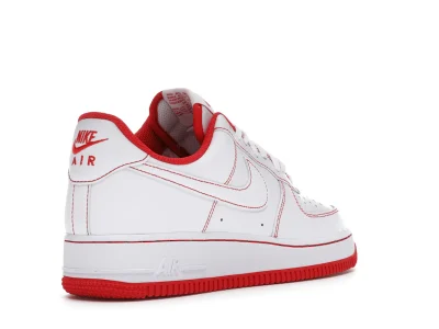 Nike Air Force 1 Low '07 White University Red - Image 8