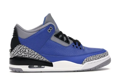 Jordan 3 Retro Varsity Royal Cement