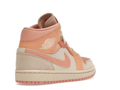 Jordan 1 Mid Apricot Orange - Image 4