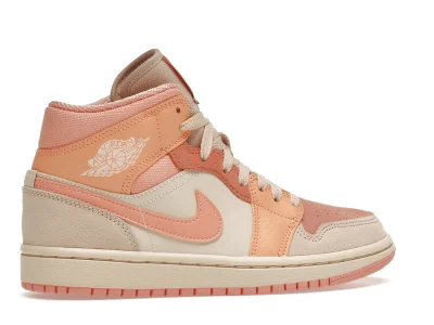 Jordan 1 Mid Apricot Orange - Image 3