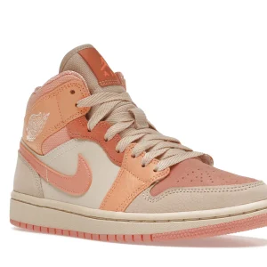 Jordan 1 Mid Apricot Orange