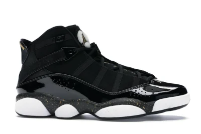 Jordan 6 Rings Black Metallic Gold White - Image 14