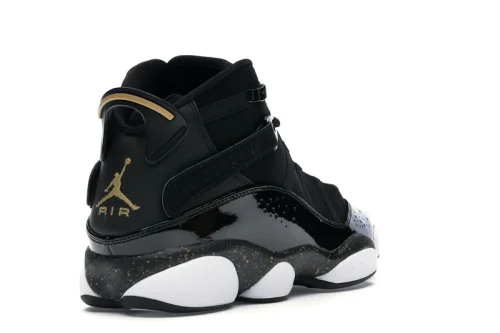 Jordan 6 Rings Black Metallic Gold White