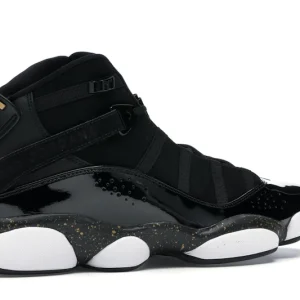 Jordan 6 Rings Black Metallic Gold White