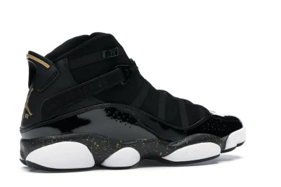 Jordan 6 Rings Black Metallic Gold White - Image 3