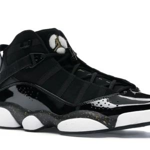 Jordan 6 Rings Black Metallic Gold White